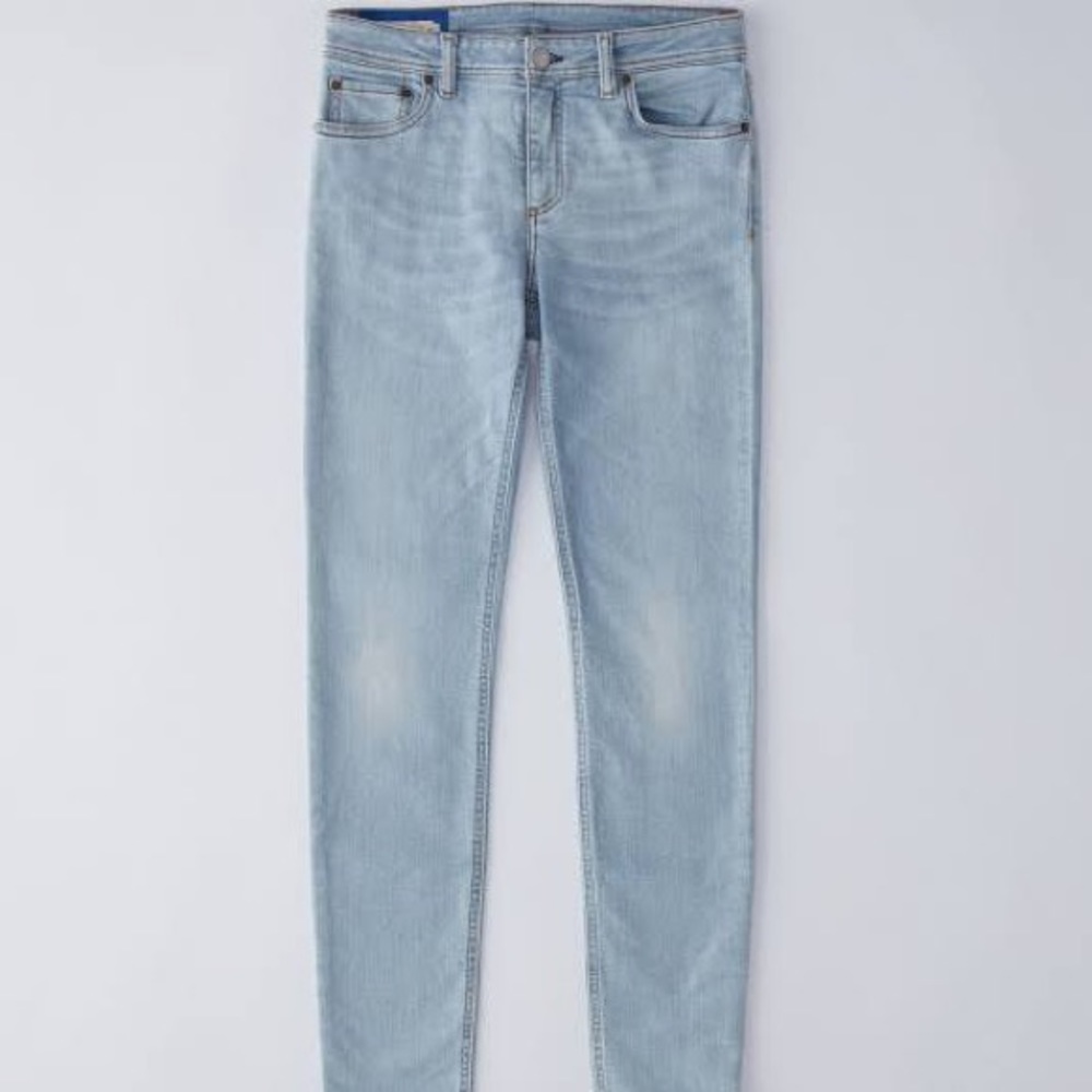 Acne studios peg light blue jeans